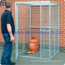 Gas Bottle Cylinder Welded Steel Mesh Security Cages.